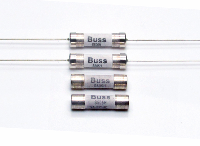 BUSSMANN S505H系列 慢断陶瓷保险丝 500VAC 5*20mm