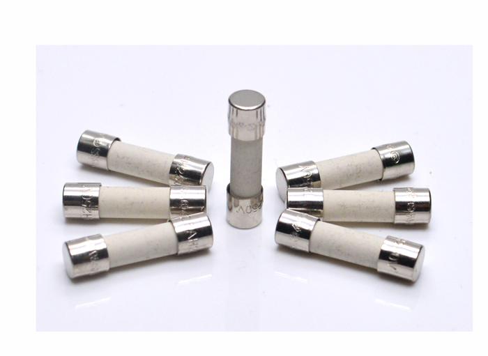 Bussmann S501系列双铜帽带引线 陶瓷保险丝